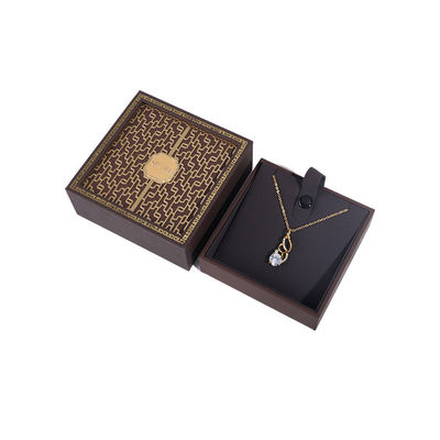 Elegante caja de embalaje de joyas personalizada para collares y pulseras