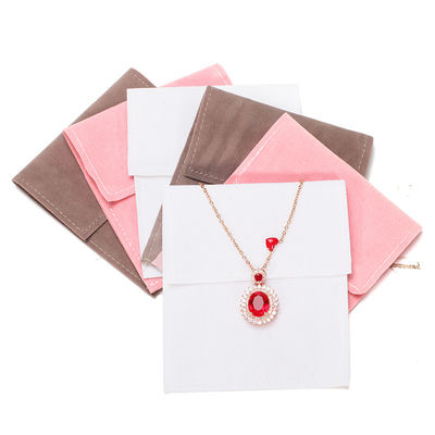 OEM Discreto Suministro Bolsas de joyería de terciopelo ligeras para las orejas Anillos Studs Chica