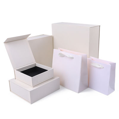 Fabricación al por mayor de alta calidad Caja de regalo magnética Embalaje Logotipo personalizado de lujo Papel de cartón ecológico Papel blanco Caja de joyería magnética